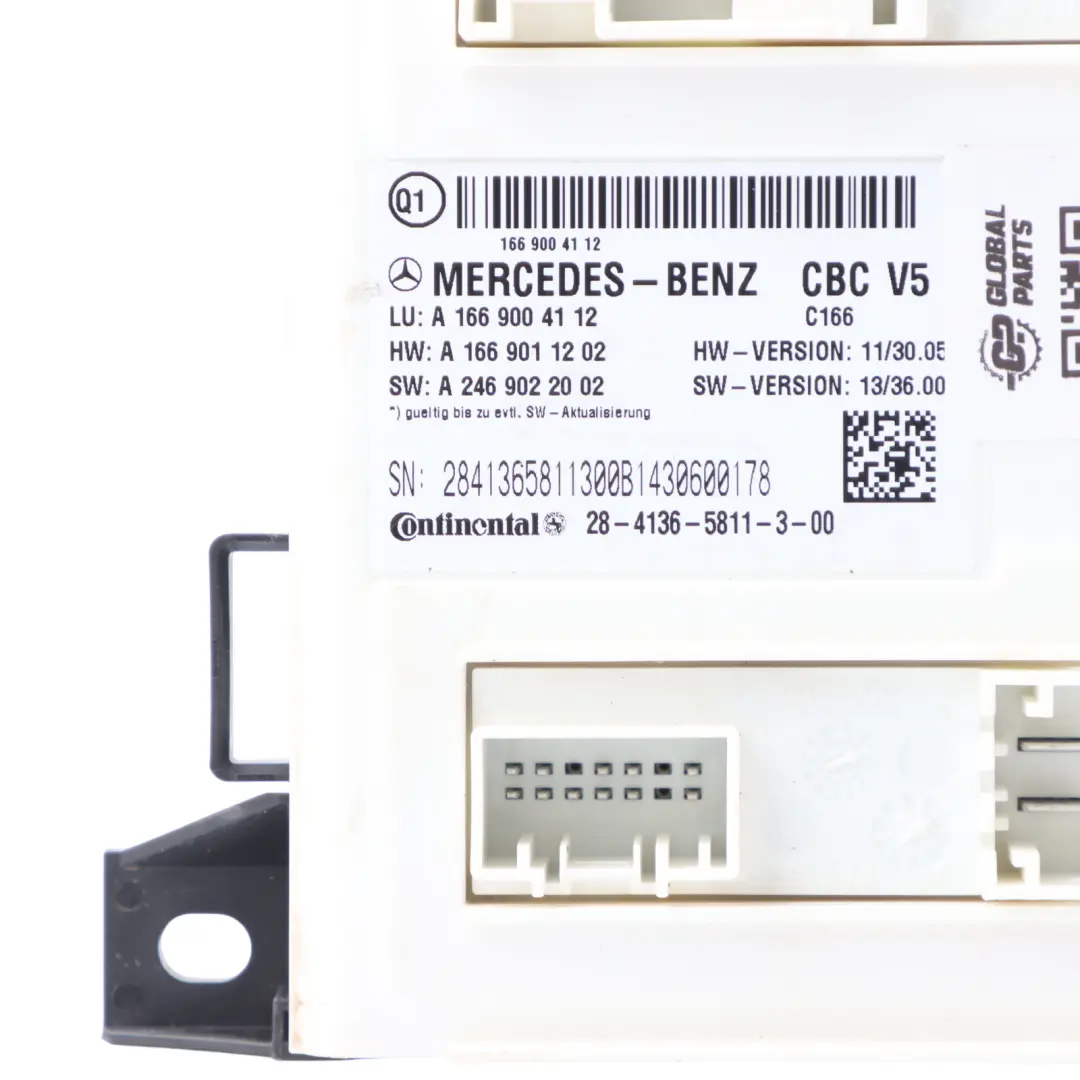 SAM Control Module Unit to Mercedes X166 with Part number A1669004112 Mercedes X166 SAM Control Module Unit - SKU A1669004112 - Part number A1669004112