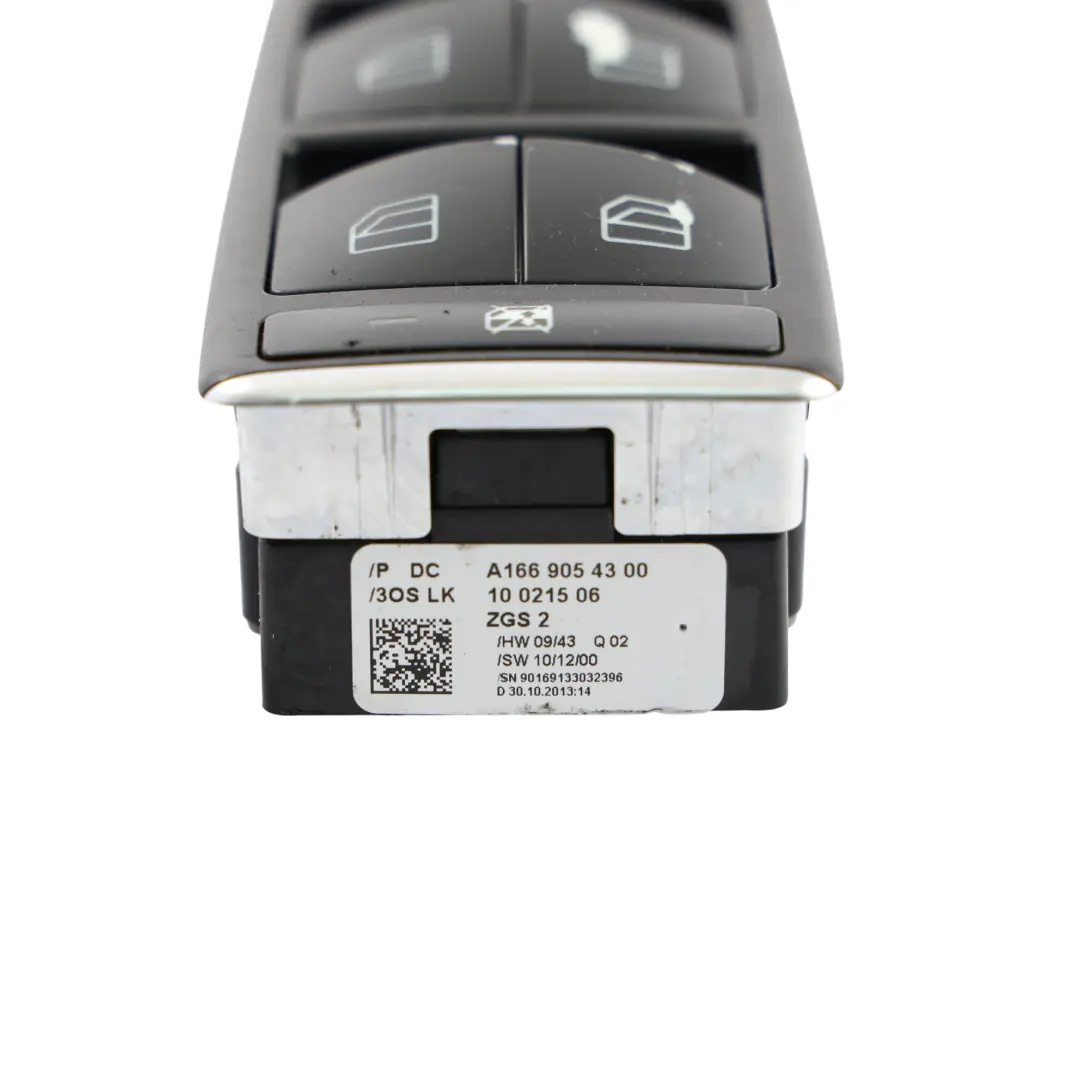 Mercedes W176 Elektryczny Przełącznik Szyb Panel - SKU A1669054300-2 - Numer Części A1669054300