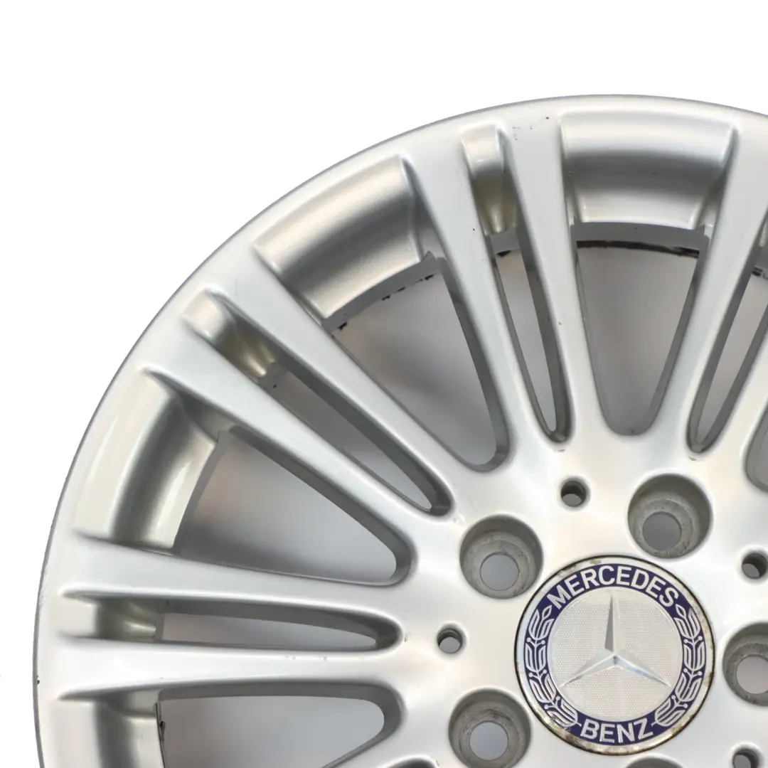  Llanta de aleación plateada Mercedes W169 16" 6J ET:46 - SKU A1694012102-2 - Número de pieza A1694012102