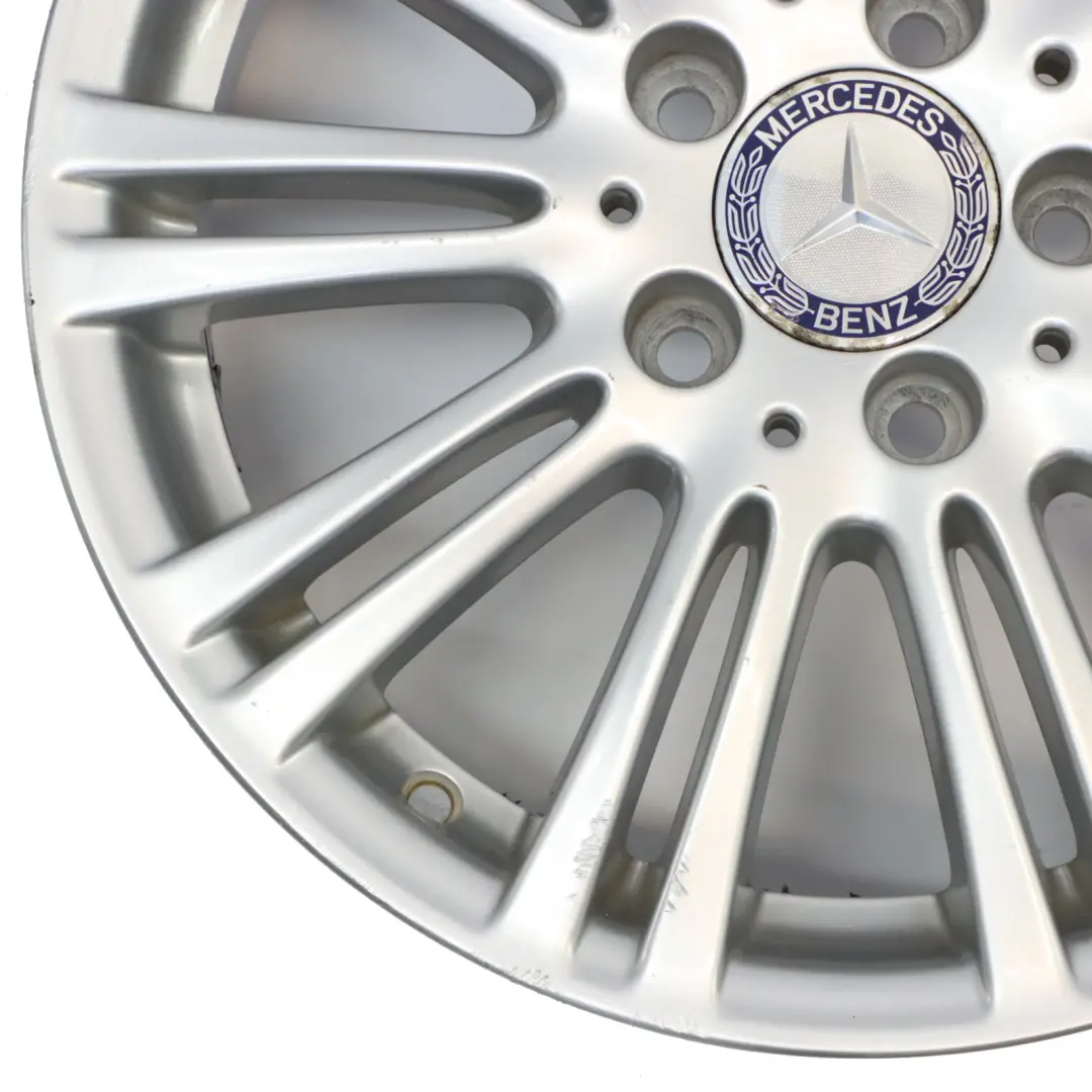 Llanta de aleación plateada Mercedes W169 16" 6J ET:46 - SKU A1694012102-2 - Número de pieza A1694012102