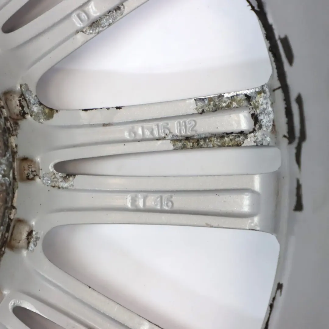 Alloy Wheel Rim 16" 6J ET:46 to Mercedes W169 Silver with Part number A1694012102 Mercedes W169 Silver Alloy Wheel Rim 16" 6J ET:46 - SKU A1694012102-3 - Part number A1694012102