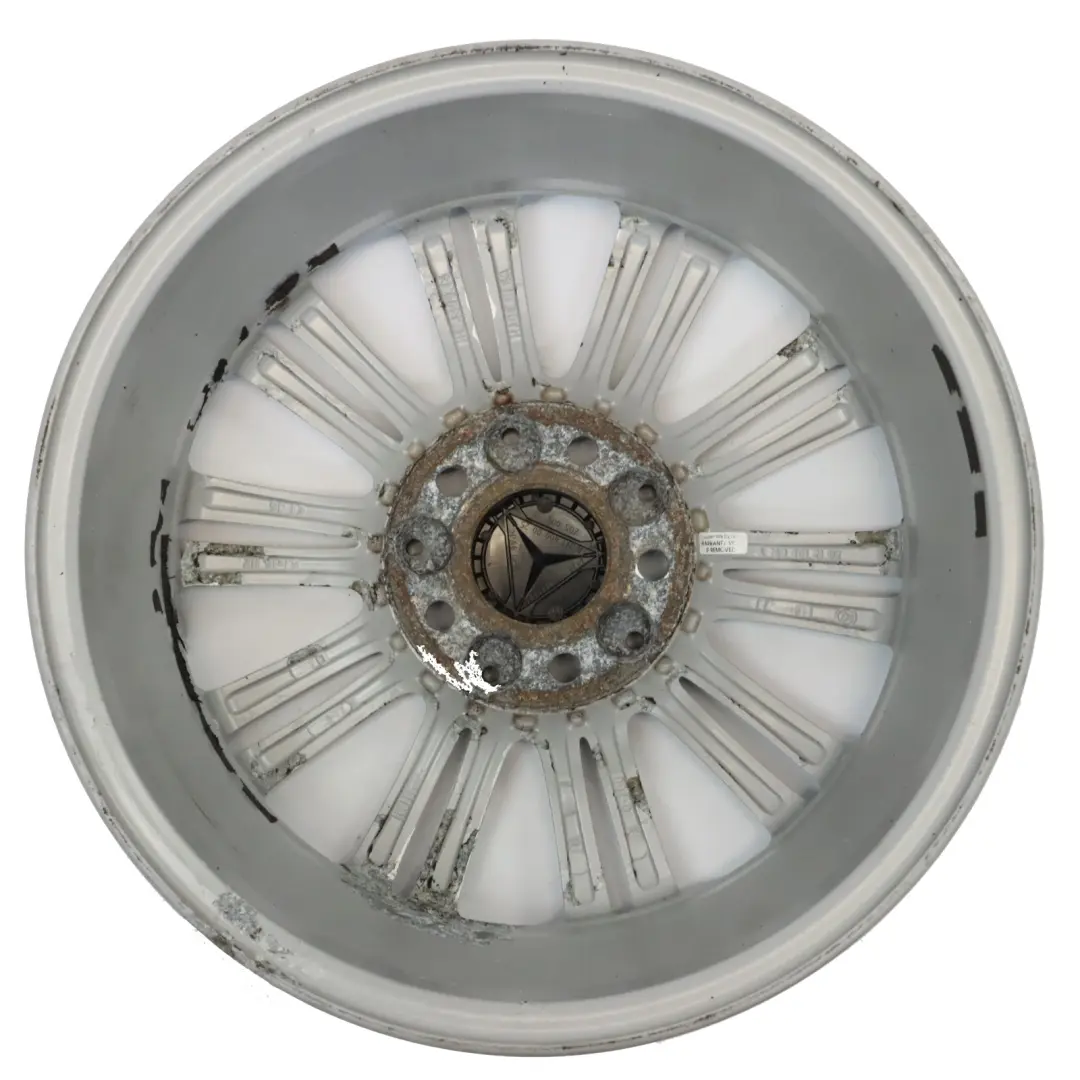 Alloy Wheel Rim 16" 6J ET:46 to Mercedes W169 Silver with Part number A1694012102 Mercedes W169 Silver Alloy Wheel Rim 16" 6J ET:46 - SKU A1694012102-3 - Part number A1694012102