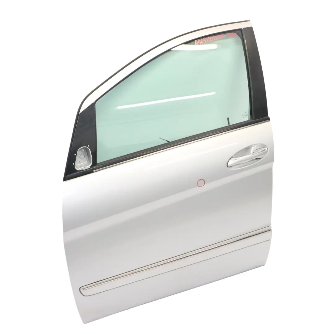 Door Front Left N/S Polar Silver Metallic - 761 to Mercedes W245 with Part number A1697202505 Mercedes W245 Door Front Left N/S Polar Silver Metallic - 761 - SKU A1697202505-PLS1 - Part number A1697202505