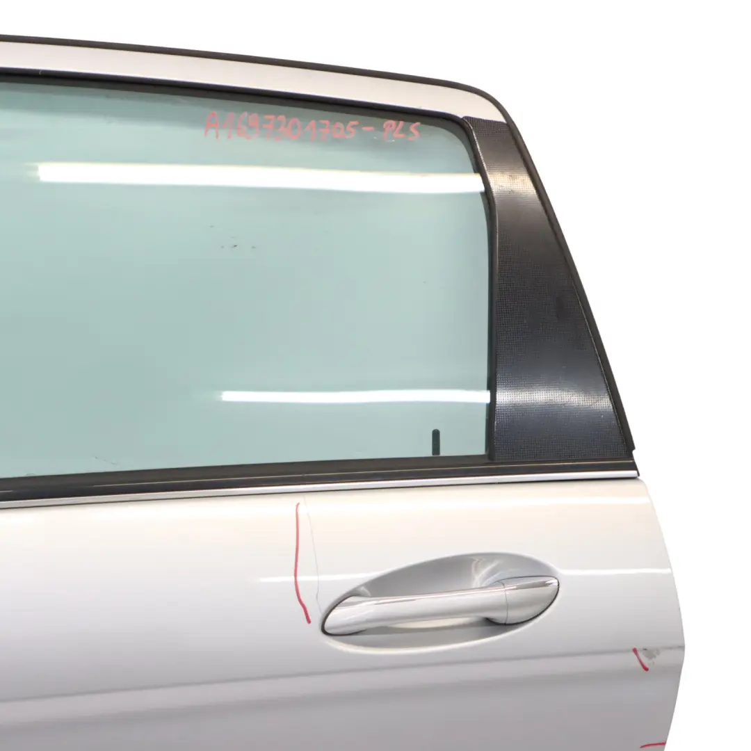 Mercedes W245 Drzwi Tylne Lewe Panel Osłonowy Polar Silver Metallic - 761 - SKU A1697301705-PLS - Numer Części A1697301705