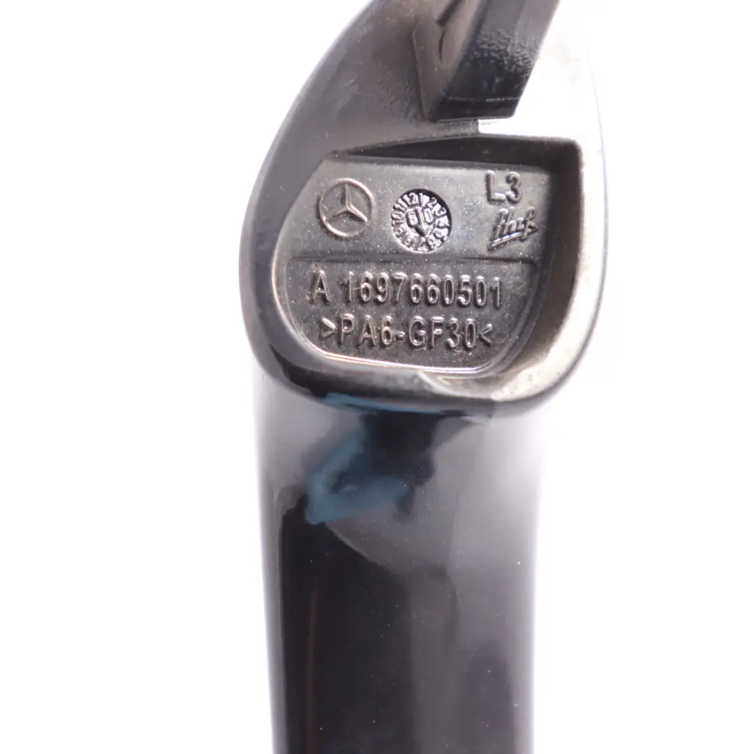 Mercedes W169 W245 Rear Door Grab Handle Left N/S Kosmos Black 191 - SKU A1697660501-KB1 - Part number A1697660501
