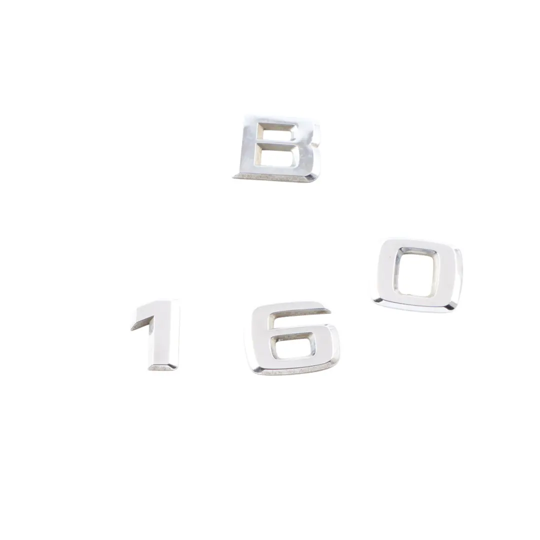 Mercedes W245 Boot Trunk Lid Adhered Emblem Badge Lettering B160 - SKU A1698171615 - Part number A1698171615