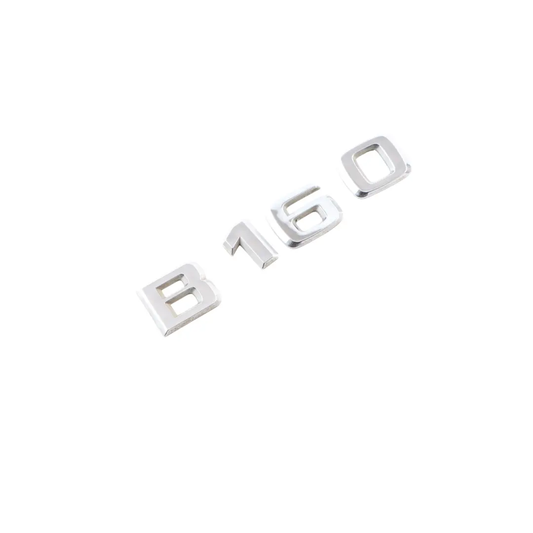 Emblema Adherido Para La Tapa Del Maletero Letras B160 para Mercedes W245 con número de pieza A1698171615 Mercedes W245 Emblema Adherido Para La Tapa Del Maletero Letras B160 - SKU A1698171615 - Número de pieza A1698171615