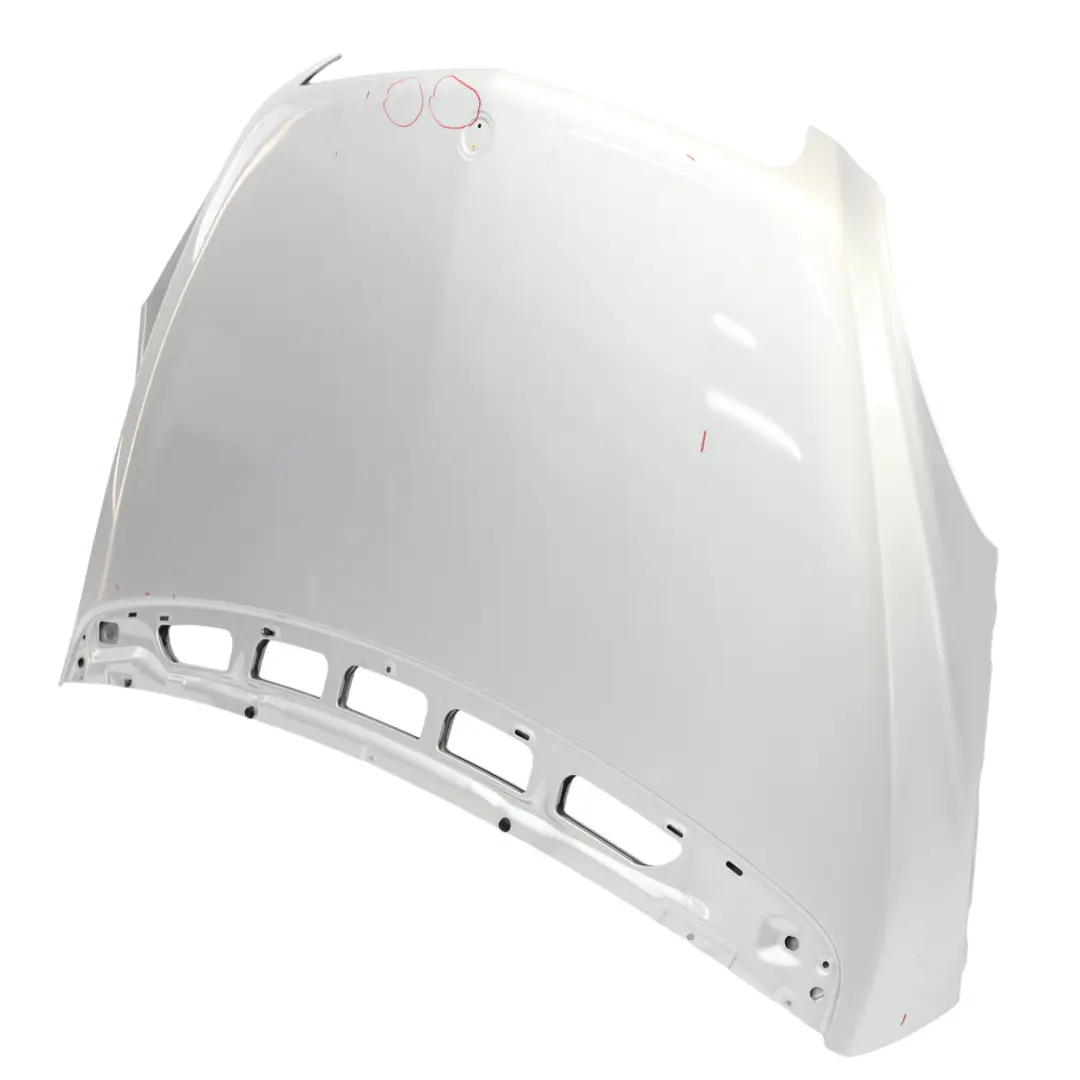 Hood Bonnet Trim Panel Polar Silver Metallic - 761 to Mercedes W245 with Part number A1698800257 Mercedes W245 Hood Bonnet Trim Panel Polar Silver Metallic - 761 - SKU A1698800257-PLS - Part number A1698800257