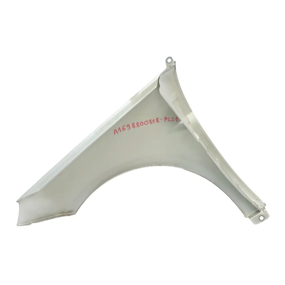 Mercedes W245 Side Wing Panel Front Right O/S Fender Cover Polar Silver - 761 - SKU A1698800818-PLS1 - Part number A1698800818