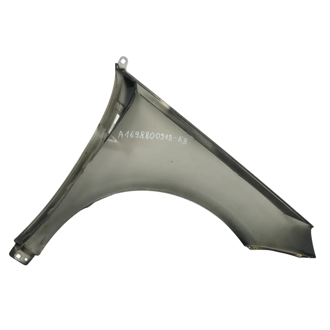 Panneau latéral aile avant gauche Cosmic Black Metallic - 191 pour Mercedes W245 à propos du numéro de pièce A1698800718 Mercedes W245 Panneau latéral aile avant gauche Cosmic Black Metallic - 191 - SKU A1698800918-KB - Numéro de pièce A1698800718