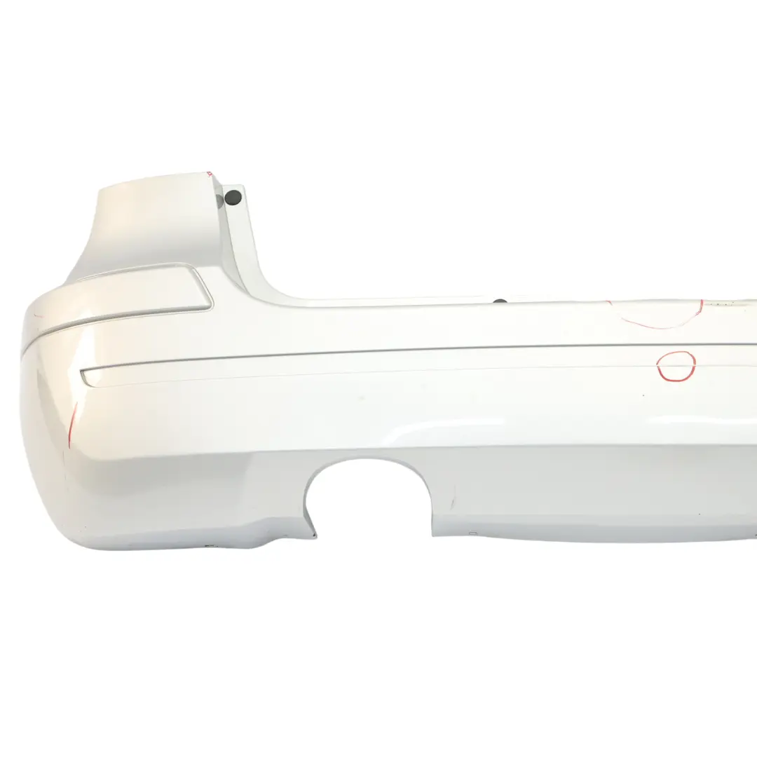 Bumper Trim Panel Polar Silver Metallic - 761 to Mercedes W245 Rear with Part number A1698851638 Mercedes W245 Rear Bumper Trim Panel Polar Silver Metallic - 761 - SKU A1698851638-PLS - Part number A1698851638