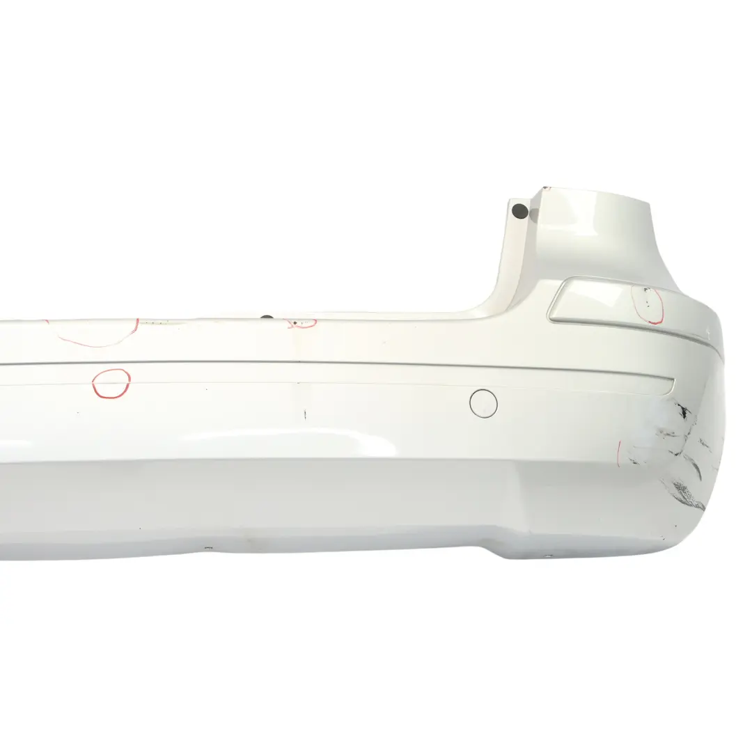 Bumper Trim Panel Polar Silver Metallic - 761 to Mercedes W245 Rear with Part number A1698851638 Mercedes W245 Rear Bumper Trim Panel Polar Silver Metallic - 761 - SKU A1698851638-PLS - Part number A1698851638