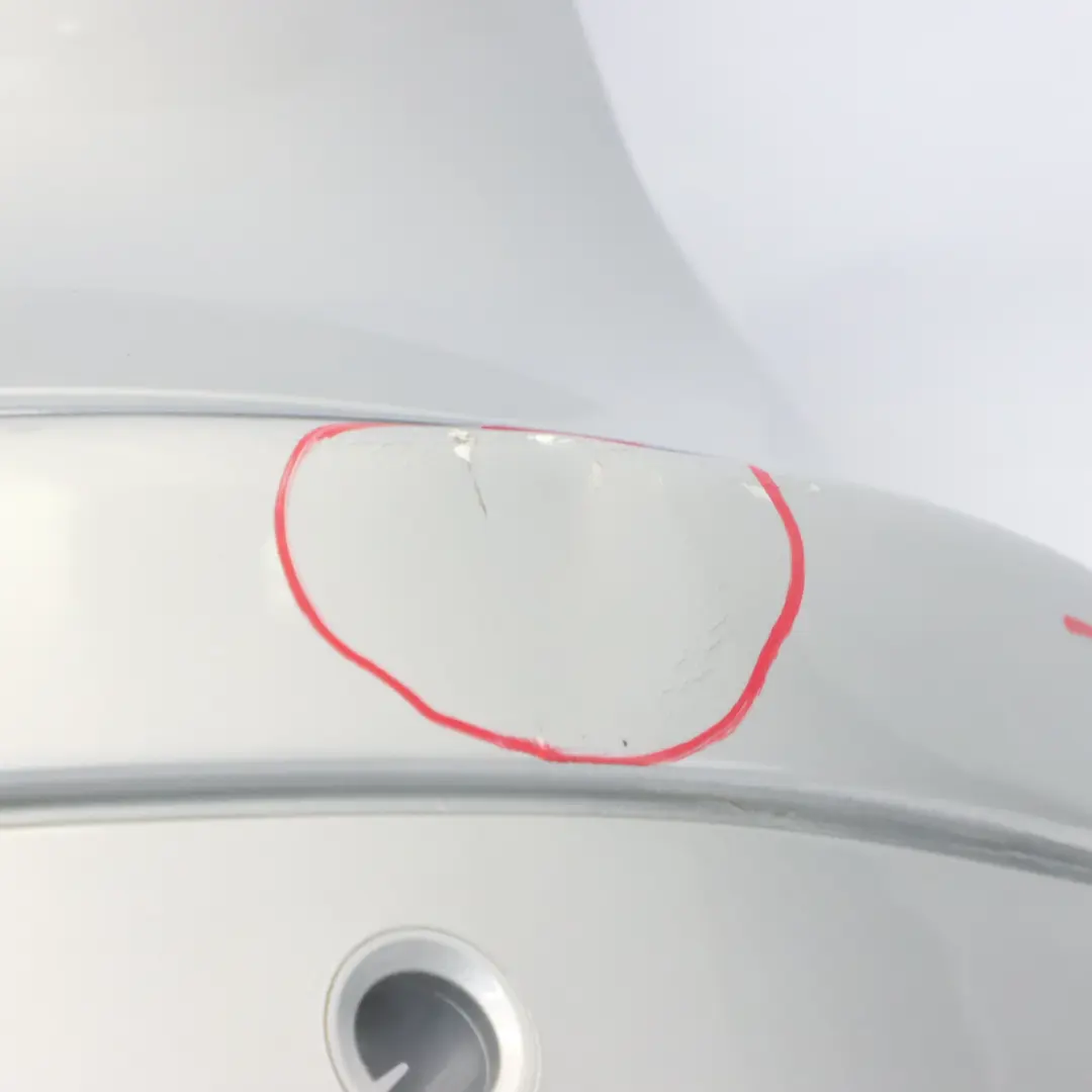 Bumper Trim Panel Covering Polar Silver Metallic - 761 to Mercedes W245 Rear with Part number A1698851738 Mercedes W245 Rear Bumper Trim Panel Covering Polar Silver Metallic - 761 - SKU A1698851738-PLS - Part number A1698851738