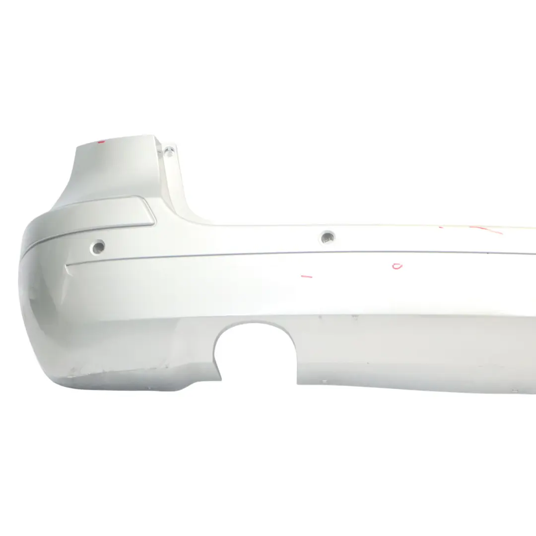 Bumper Trim Panel Covering Polar Silver Metallic - 761 to Mercedes W245 Rear with Part number A1698851738 Mercedes W245 Rear Bumper Trim Panel Covering Polar Silver Metallic - 761 - SKU A1698851738-PLS - Part number A1698851738