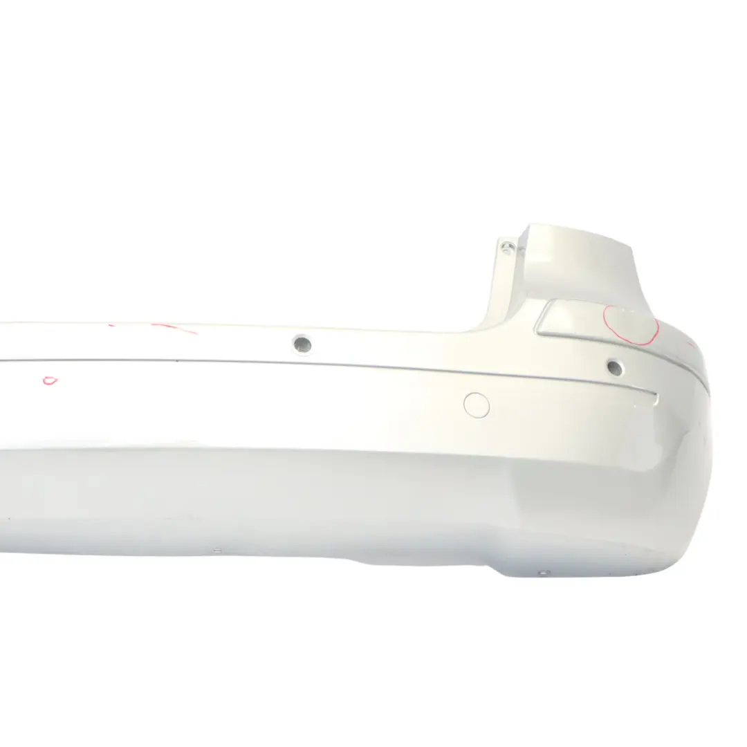 Bumper Trim Panel Covering Polar Silver Metallic - 761 to Mercedes W245 Rear with Part number A1698851738 Mercedes W245 Rear Bumper Trim Panel Covering Polar Silver Metallic - 761 - SKU A1698851738-PLS - Part number A1698851738