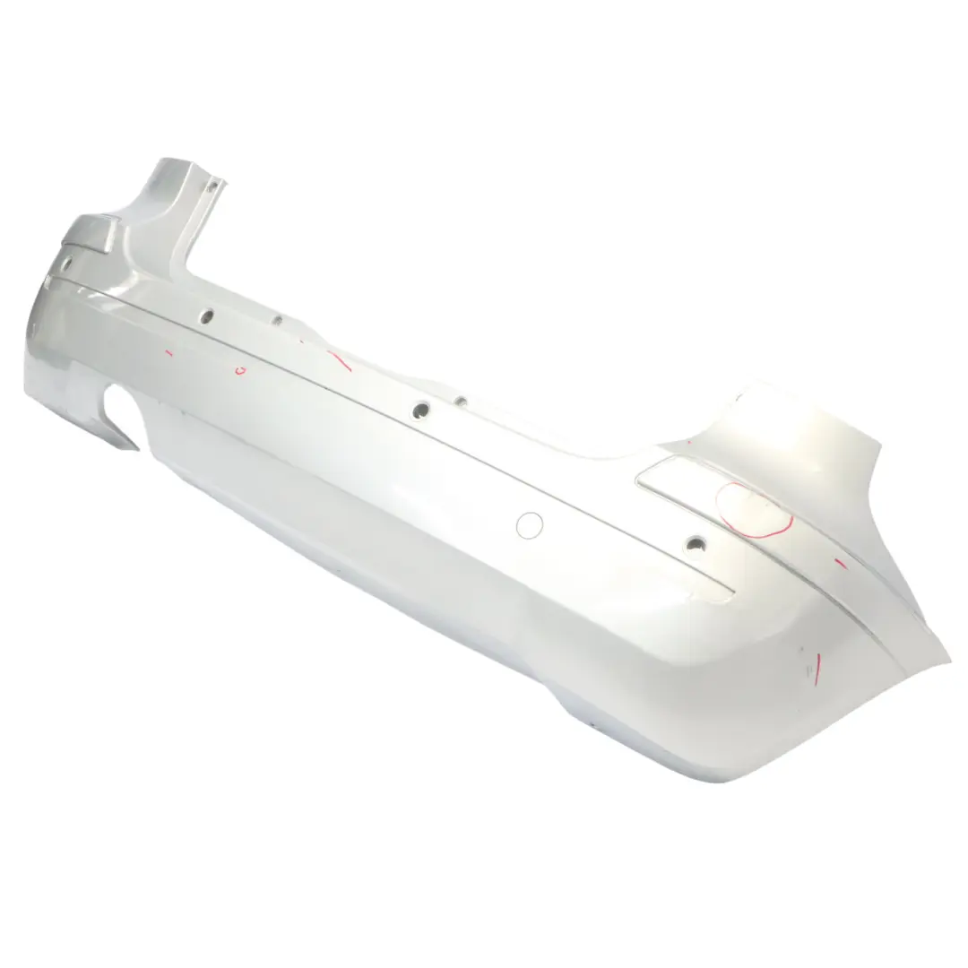 Mercedes W245 Rear Bumper Trim Panel Covering Polar Silver Metallic - 761 - SKU A1698851738-PLS - Part number A1698851738