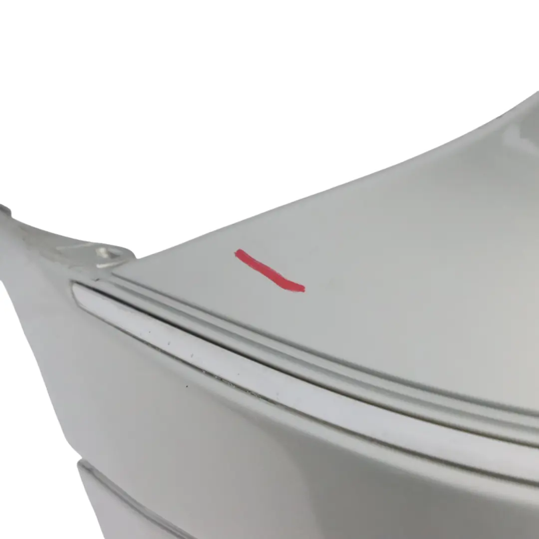 Mercedes W245 Rear Bumper Trim Panel Covering Polar Silver Metallic - 761 - SKU A1698851738-PLS - Part number A1698851738