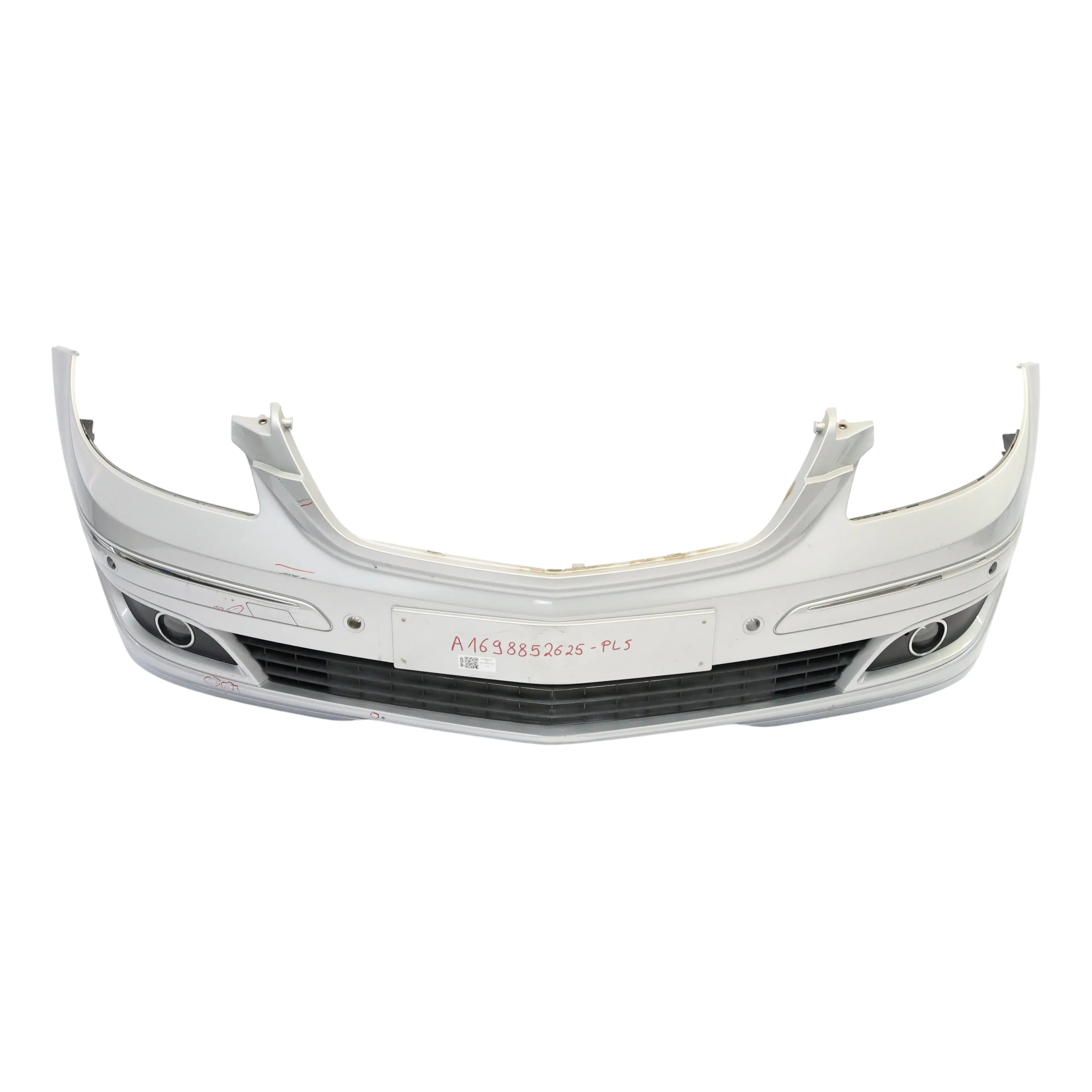 Mercedes W245 Front Bumper Trim Panel Parktronic Polar Silver Metallic - 761