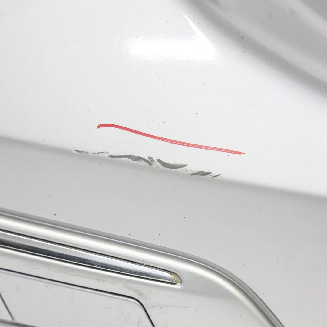 Front Bumper Trim Panel Parktronic Polar Silver Metallic - 761 to Mercedes W245 with Part number A1698852625 Mercedes W245 Front Bumper Trim Panel Parktronic Polar Silver Metallic - 761 - SKU A1698852625-PLS - Part number A1698852625