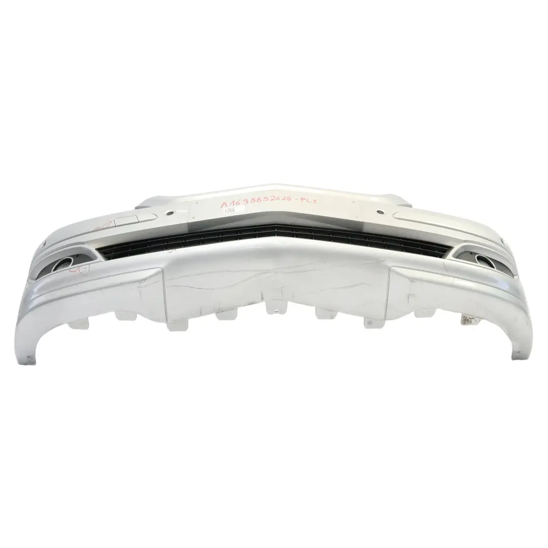 Front Bumper Trim Panel Parktronic Polar Silver Metallic - 761 to Mercedes W245 with Part number A1698852625 Mercedes W245 Front Bumper Trim Panel Parktronic Polar Silver Metallic - 761 - SKU A1698852625-PLS - Part number A1698852625