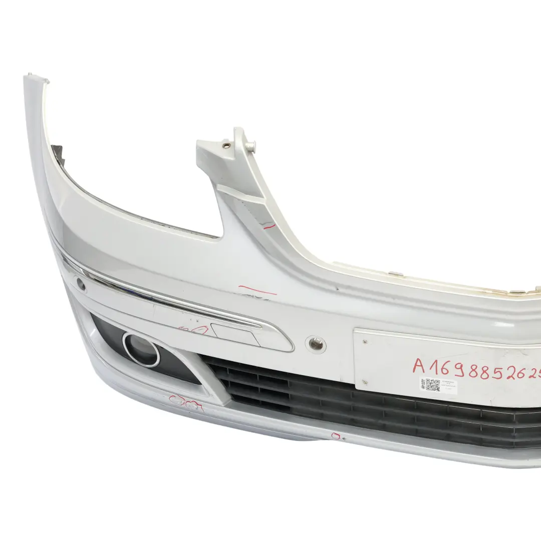 Mercedes W245 Front Bumper Trim Panel Parktronic Polar Silver Metallic - 761 - SKU A1698852625-PLS - Part number A1698852625
