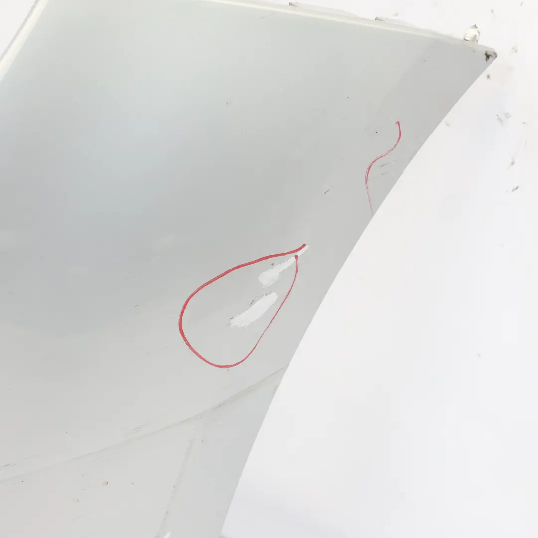 Front Bumper Trim Panel Parktronic Polar Silver Metallic - 761 to Mercedes W245 with Part number A1698852625 Mercedes W245 Front Bumper Trim Panel Parktronic Polar Silver Metallic - 761 - SKU A1698852625-PLS - Part number A1698852625