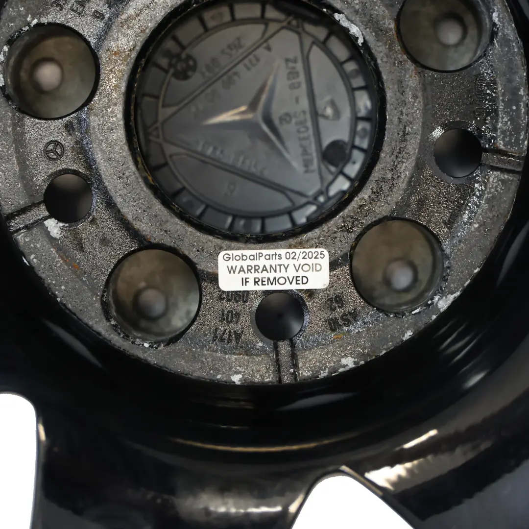 Alloy Wheel Rim 16" 7J ET:34 7-Hole to Mercedes R171 Black with Part number A1714010902 Mercedes R171 Black Alloy Wheel Rim 16" 7J ET:34 7-Hole - SKU A1714010902-5 - Part number A1714010902