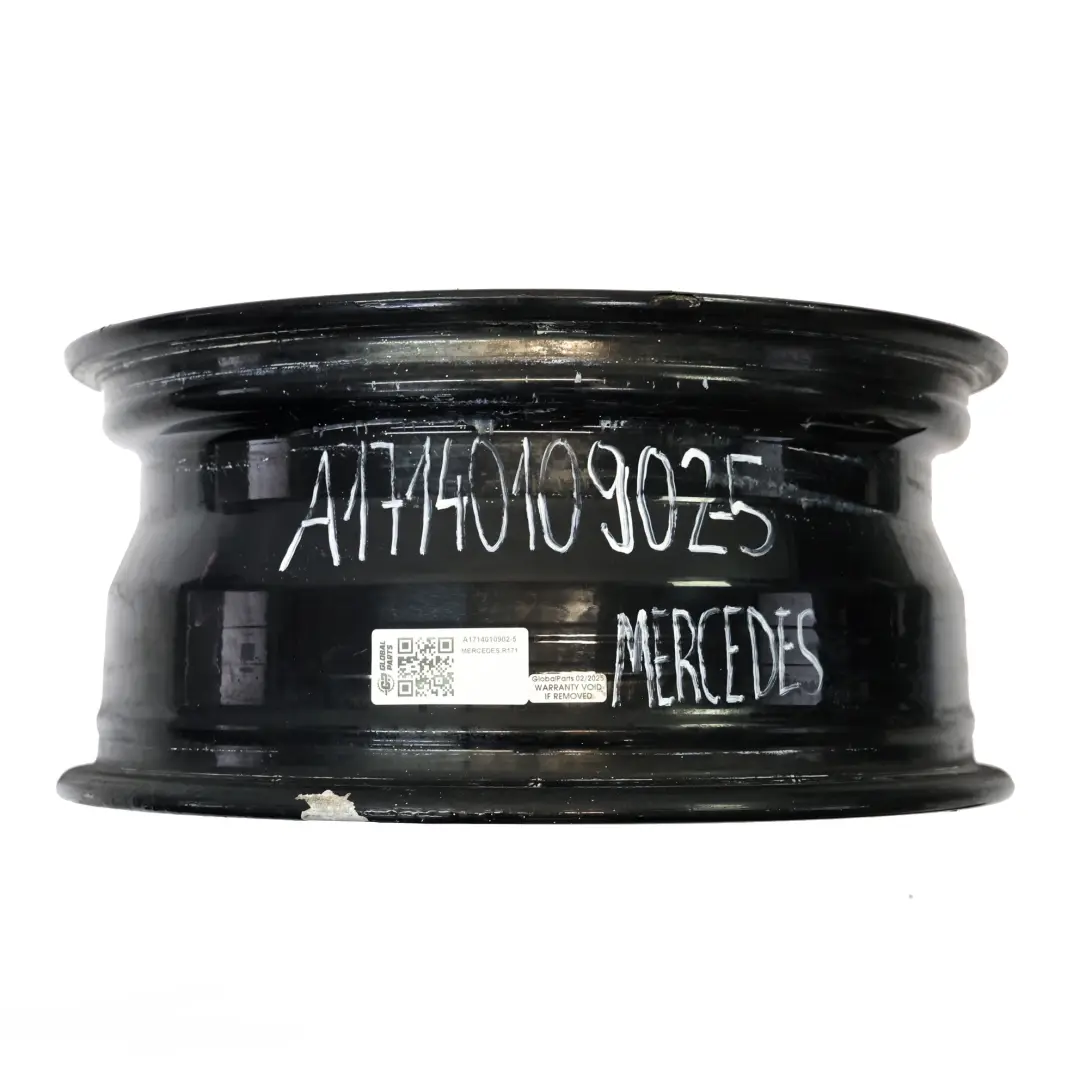 Schwarz Leichtmetallfelge Alufelge 16" 7J ET:34 7-Loch für Mercedes R171 mit Teilenummer A1714010902 Mercedes R171 Schwarz Leichtmetallfelge Alufelge 16" 7J ET:34 7-Loch - SKU A1714010902-5 - Teilenummer A1714010902