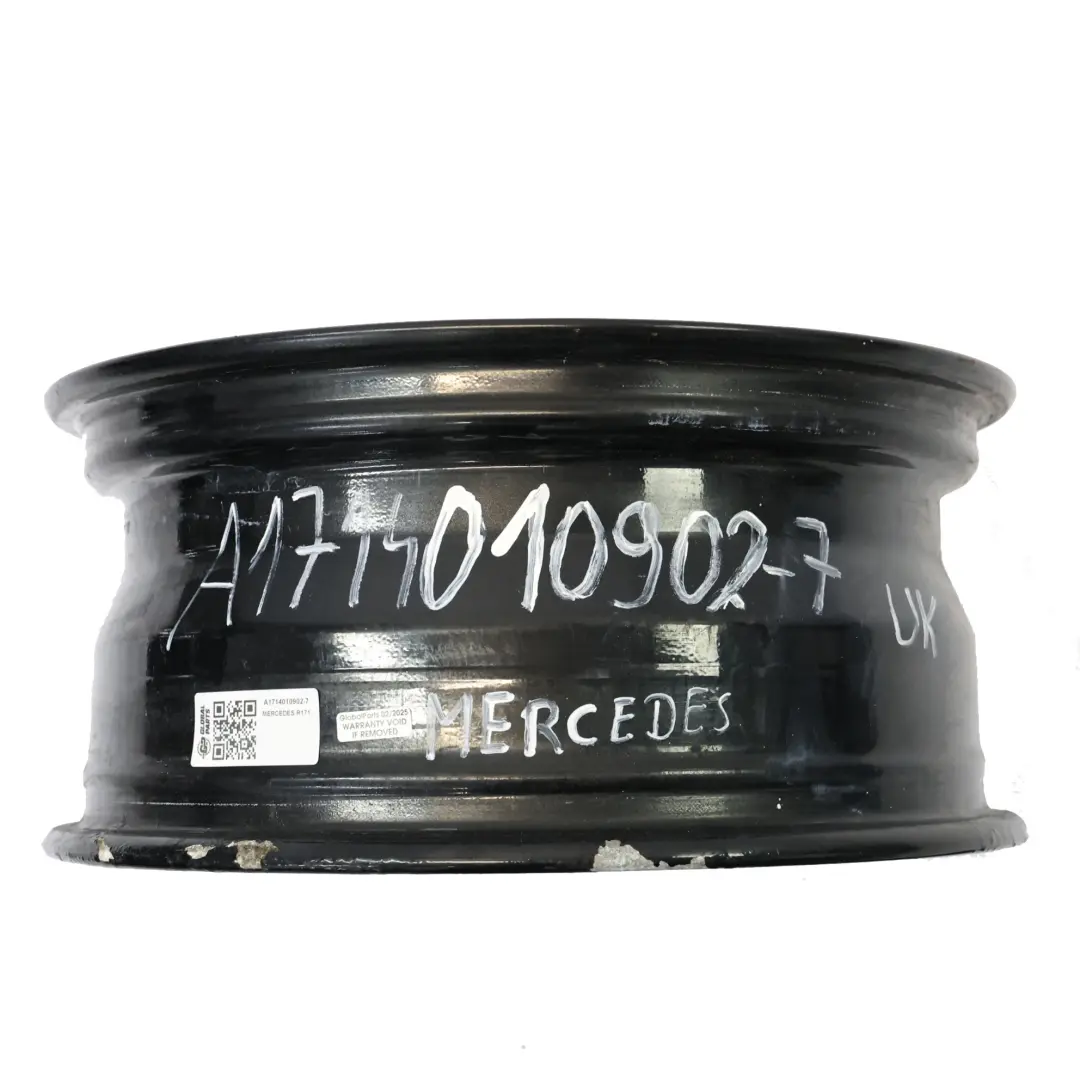 Alloy Wheel Rim 16" 7J ET:34 7-Hole Mercedes SLK R171 Black - SKU A1714010902-7 - Part number A1714010902