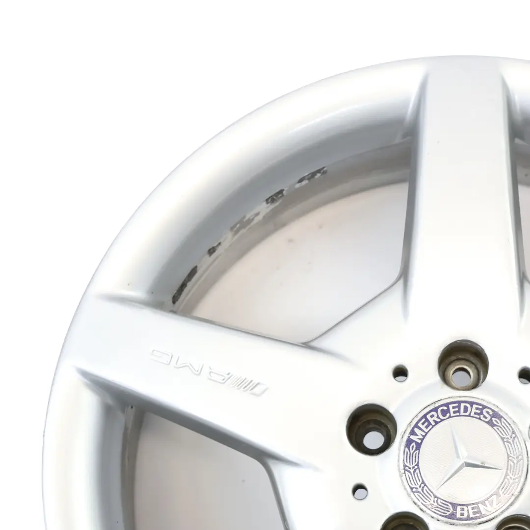 Front Silver Alloy Wheel Rim 18" 7,5J ET:37 to Mercedes R171 C209 AMG with Part number A1714011602 Mercedes R171 C209 AMG Front Silver Alloy Wheel Rim 18" 7,5J ET:37 - SKU A1714011602-3 - Part number A1714011602