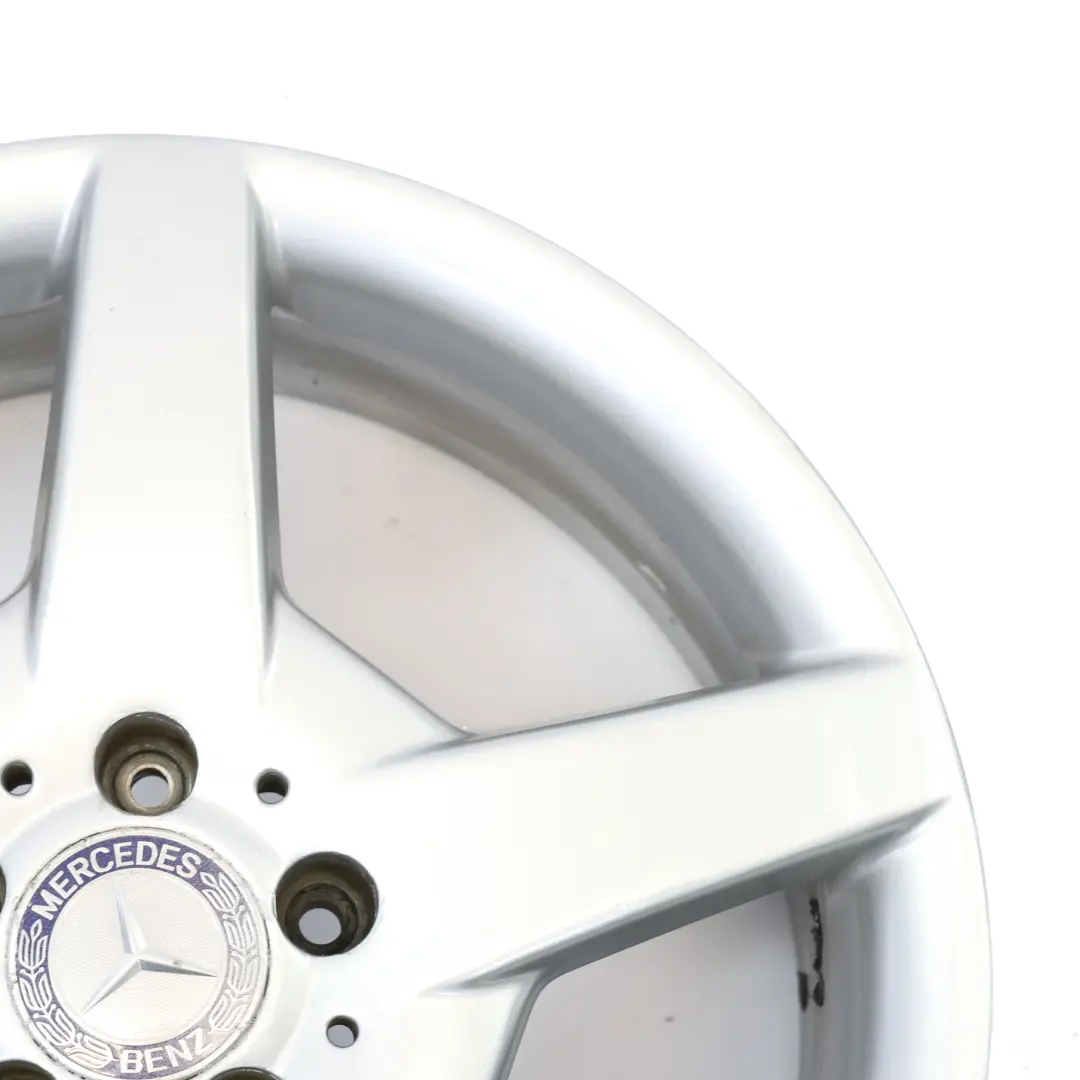 Front Silver Alloy Wheel Rim 18" 7,5J ET:37 to Mercedes R171 C209 AMG with Part number A1714011602 Mercedes R171 C209 AMG Front Silver Alloy Wheel Rim 18" 7,5J ET:37 - SKU A1714011602-3 - Part number A1714011602