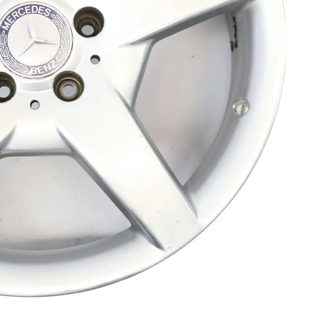 Front Silver Alloy Wheel Rim 18" 7,5J ET:37 to Mercedes R171 C209 AMG with Part number A1714011602 Mercedes R171 C209 AMG Front Silver Alloy Wheel Rim 18" 7,5J ET:37 - SKU A1714011602-3 - Part number A1714011602