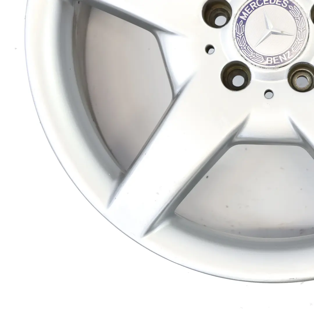 Front Silver Alloy Wheel Rim 18" 7,5J ET:37 to Mercedes R171 C209 AMG with Part number A1714011602 Mercedes R171 C209 AMG Front Silver Alloy Wheel Rim 18" 7,5J ET:37 - SKU A1714011602-3 - Part number A1714011602