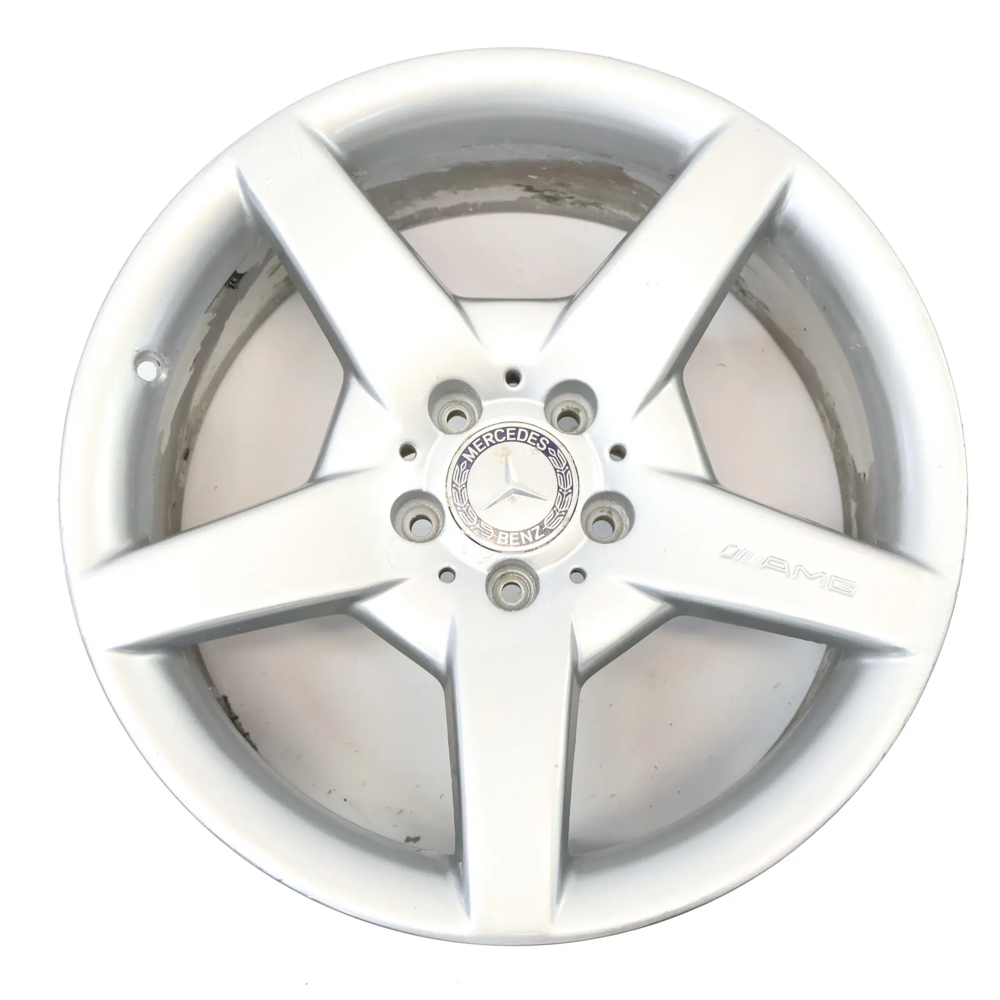 Mercedes C209 AMG Cerchio lega posteriore argento 18" 8,5J ET:30 A1714011702