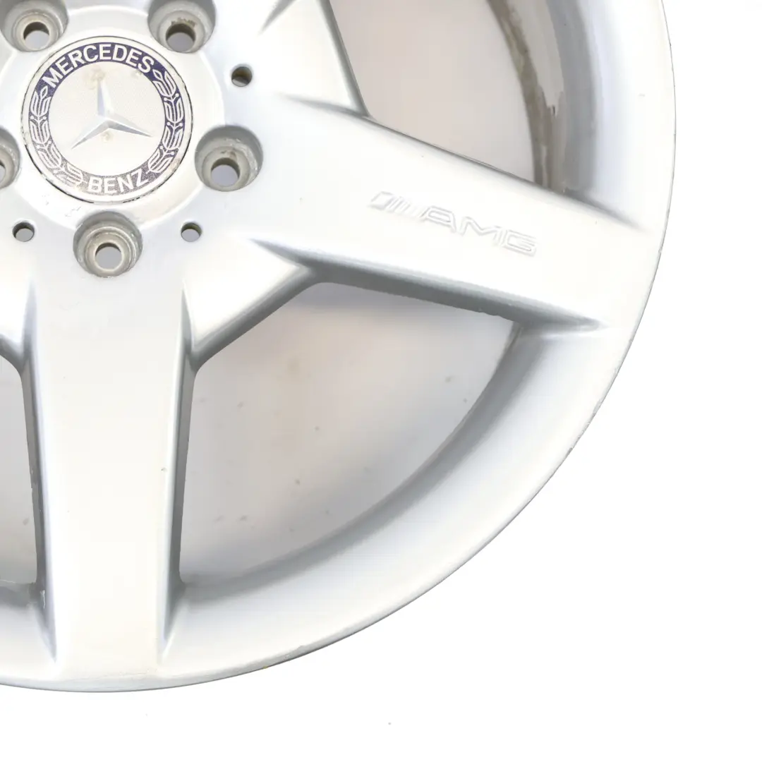 Mercedes C209 AMG Cerchio lega posteriore argento 18" 8,5J ET:30 - SKU A1714011702-2 - Numero di parte A1714011702