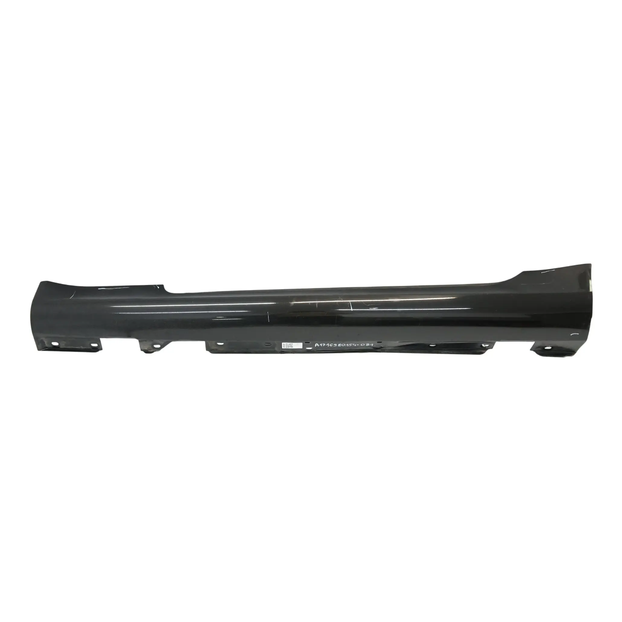 Mercedes R171 Door Sill Side Cover Skirt Left N/S Obsidian Black Metallic - 197