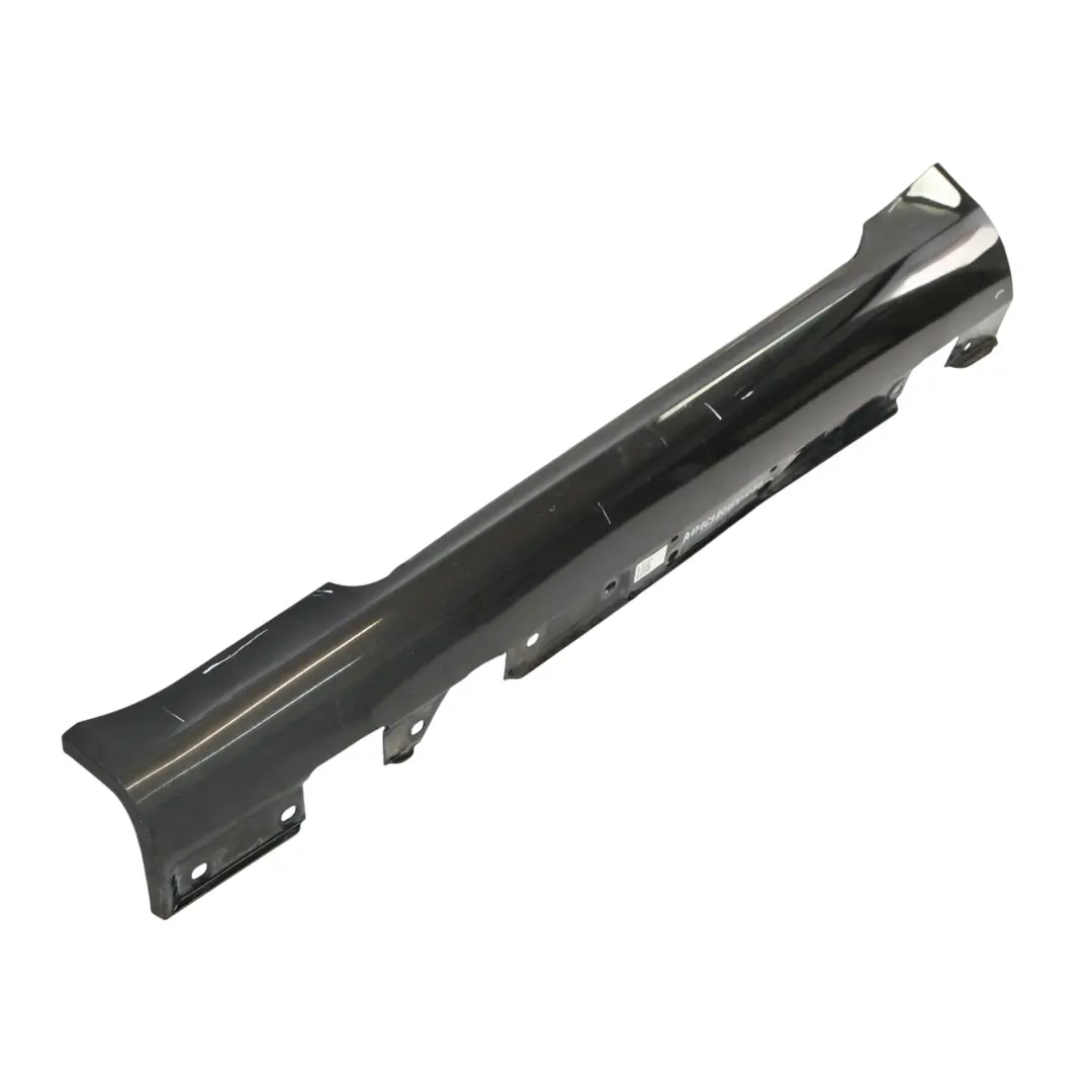 Door Sill Side Cover Skirt Left N/S Obsidian Black Metallic - 197 to Mercedes R171 with Part number A1716980154 Mercedes R171 Door Sill Side Cover Skirt Left N/S Obsidian Black Metallic - 197 - SKU A1716980154-OB1 - Part number A1716980154