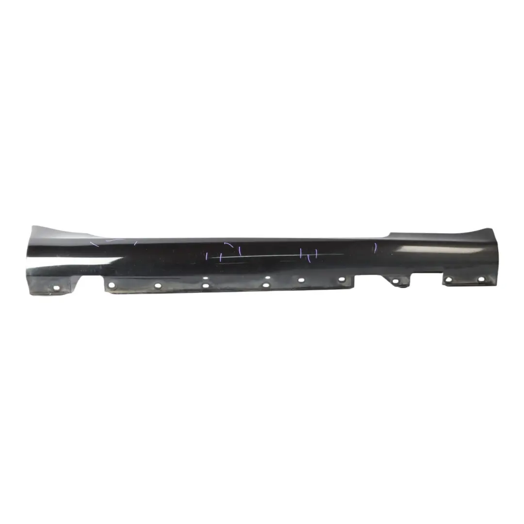 Door Sill Side Cover Skirt Right O/S Obsidian Black Metallic - 197 to Mercedes R171 with Part number A1716980254 Mercedes R171 Door Sill Side Cover Skirt Right O/S Obsidian Black Metallic - 197 - SKU A1716980254-OB2 - Part number A1716980254