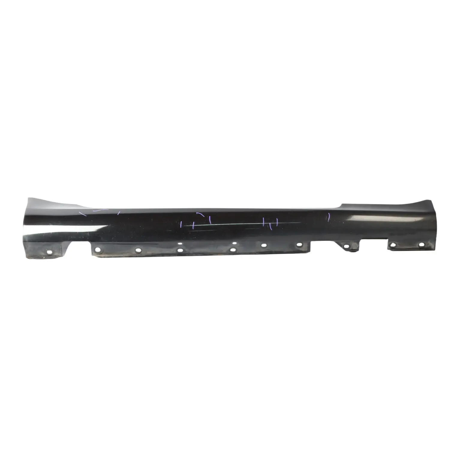 Mercedes R171 Door Sill Side Cover Skirt Right O/S Obsidian Black Metallic - 197