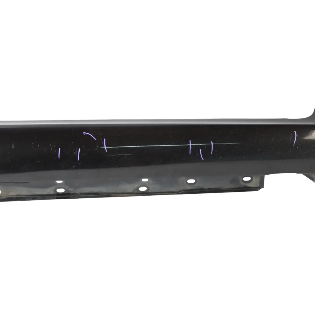 Door Sill Side Cover Skirt Right O/S Obsidian Black Metallic - 197 to Mercedes R171 with Part number A1716980254 Mercedes R171 Door Sill Side Cover Skirt Right O/S Obsidian Black Metallic - 197 - SKU A1716980254-OB2 - Part number A1716980254