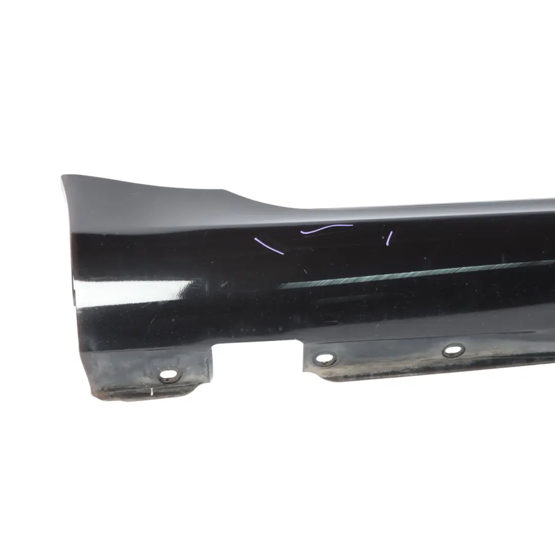 Door Sill Side Cover Skirt Right O/S Obsidian Black Metallic - 197 to Mercedes R171 with Part number A1716980254 Mercedes R171 Door Sill Side Cover Skirt Right O/S Obsidian Black Metallic - 197 - SKU A1716980254-OB2 - Part number A1716980254