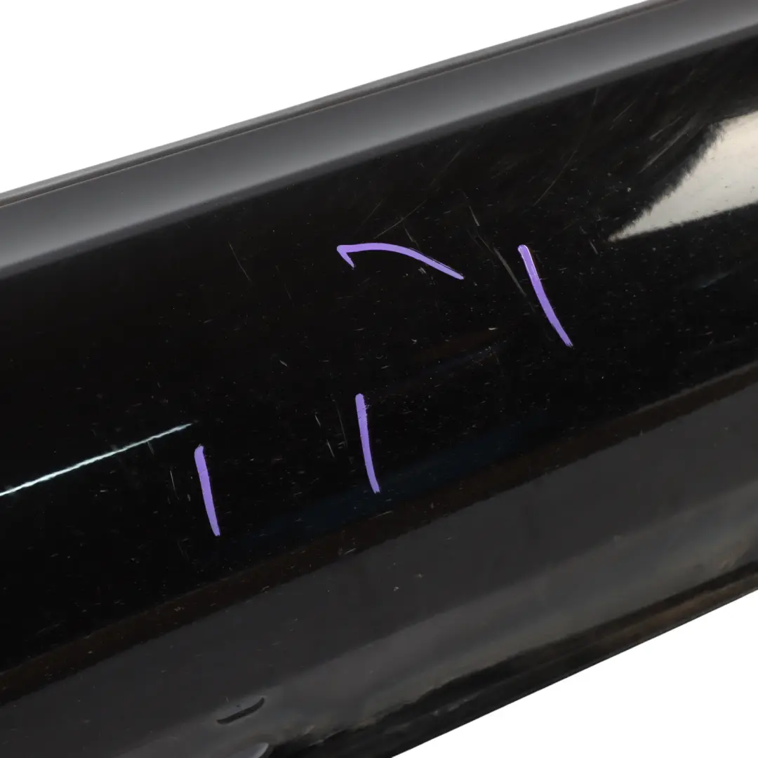 Door Sill Side Cover Skirt Right O/S Obsidian Black Metallic - 197 to Mercedes R171 with Part number A1716980254 Mercedes R171 Door Sill Side Cover Skirt Right O/S Obsidian Black Metallic - 197 - SKU A1716980254-OB2 - Part number A1716980254