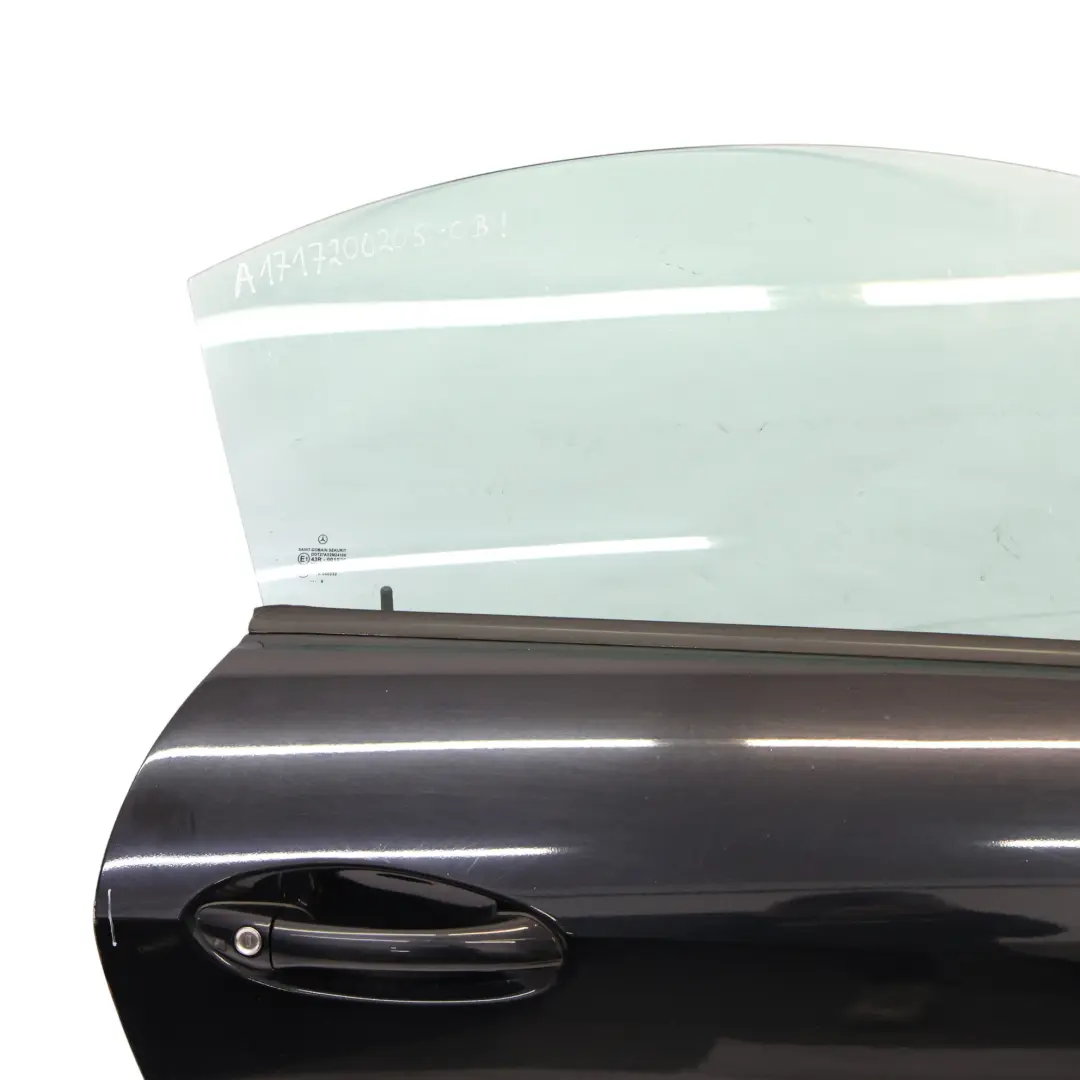 Tür Vorne Rechts Obsidianschwarz Metallic - 197 für Mercedes SLK R171 mit Teilenummer A1717200205 Mercedes SLK R171 Tür Vorne Rechts Obsidianschwarz Metallic - 197 - SKU A1717200205-OB1 - Teilenummer A1717200205