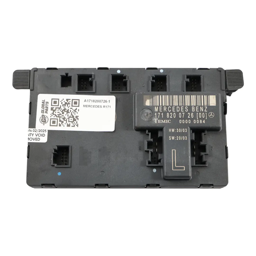 Mercedes R171 Module Avant Porte Gauche Unité De Contrôle - SKU A1718200726-1 - Numéro de pièce A1718200726