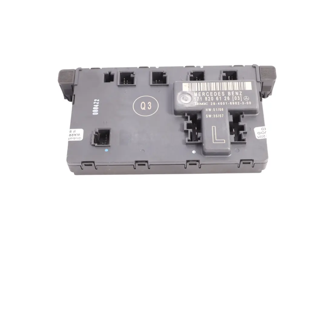 Door Control Module Front Left N/S to Mercedes R171 with Part number A1718206126 Mercedes R171 Door Control Module Front Left N/S - SKU A1718206126 - Part number A1718206126