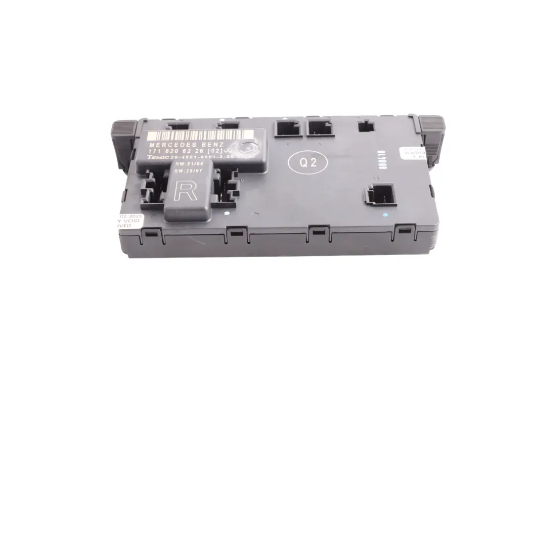Module De Commande De Porte Avant Droite pour Mercedes R171 à propos du numéro de pièce A1718206226 Mercedes R171 Module De Commande De Porte Avant Droite - SKU A1718206226 - Numéro de pièce A1718206226