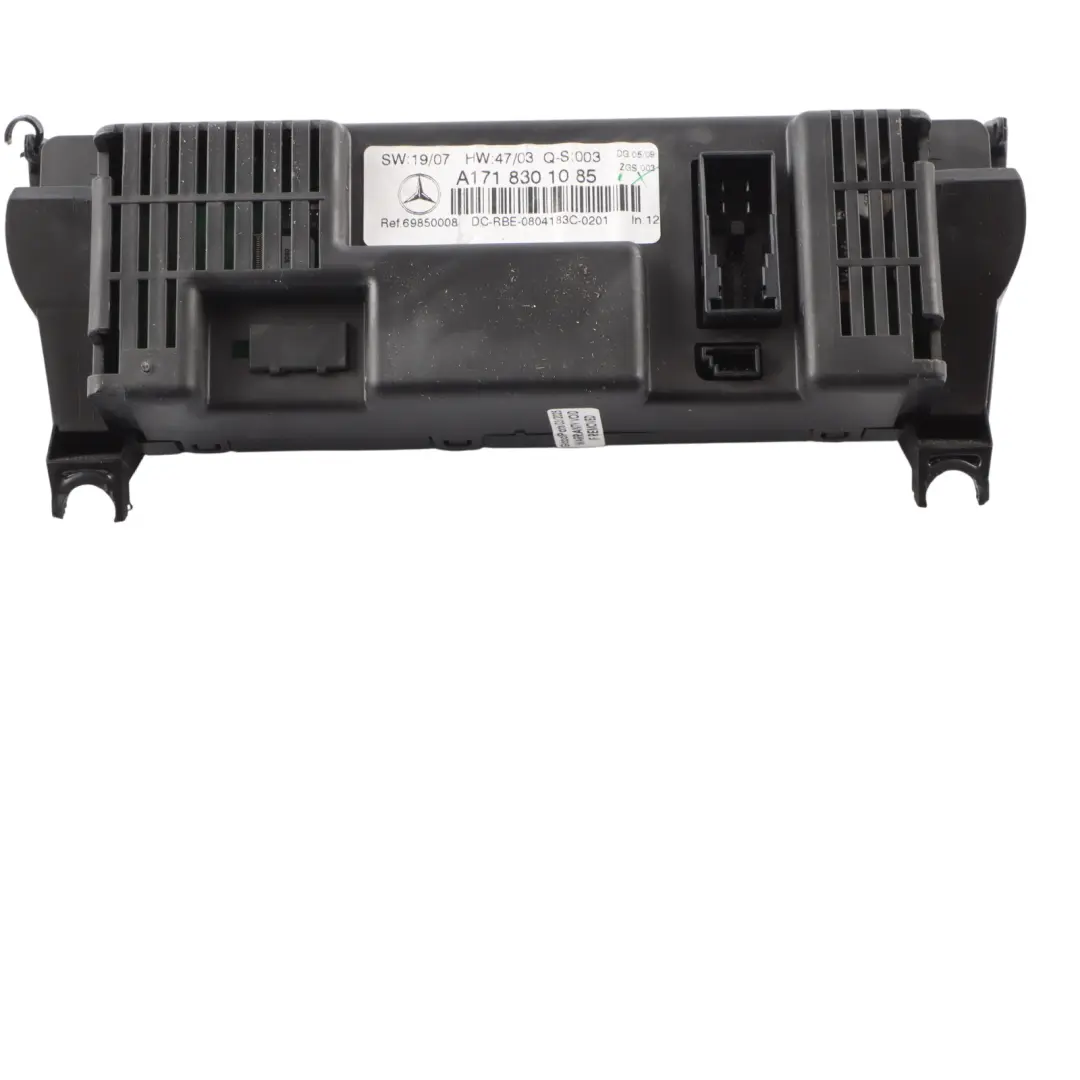 Mercedes SLK R171 AC Air Conditioning Climate Control Switch Panel A1718301085 - SKU A1718302385-1 - Part number A1718302385