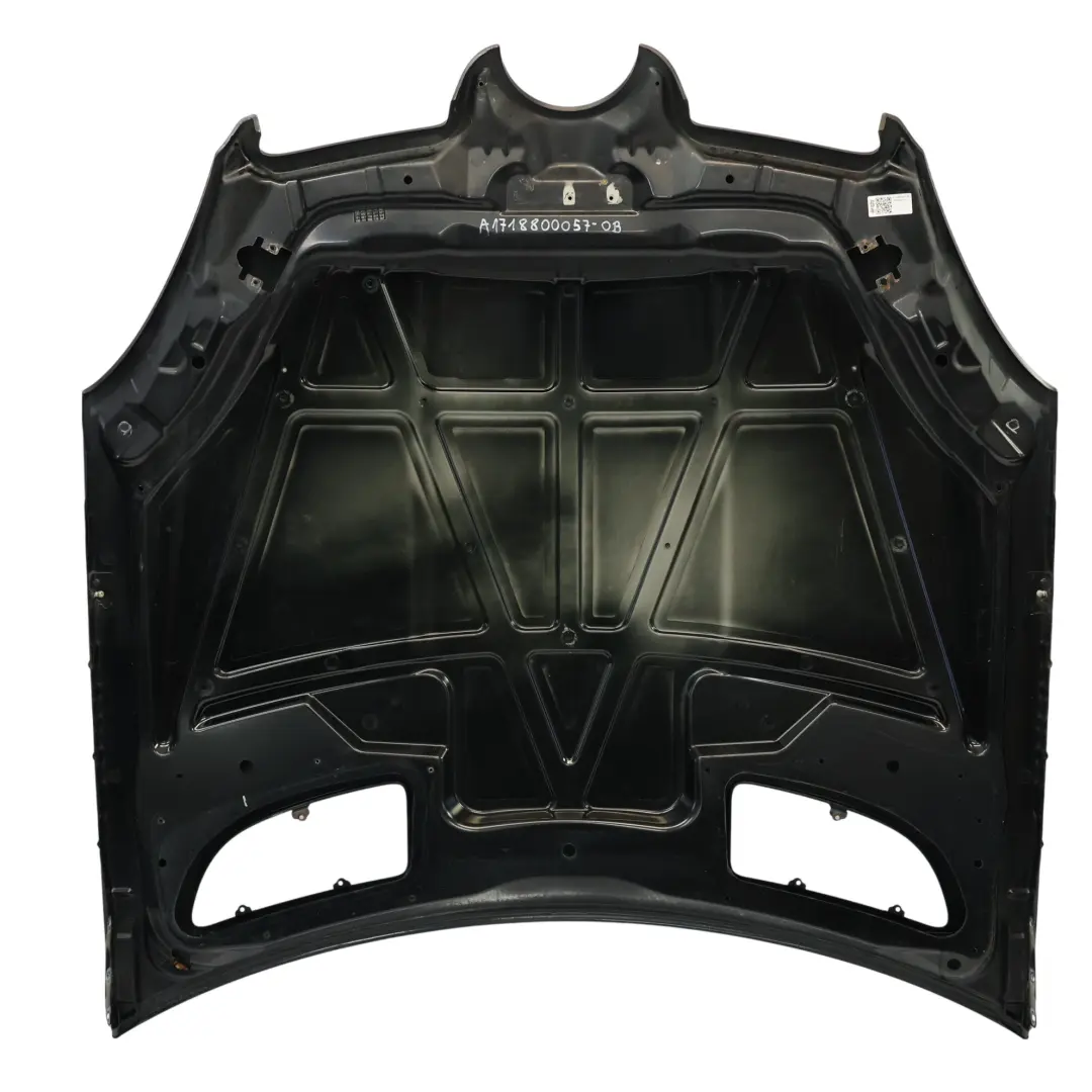 Hood Bonnet Trim Panel Engine Cover Obsidian Black - 197 to Mercedes SLK R171 with Part number A1718800057 Mercedes SLK R171 Hood Bonnet Trim Panel Engine Cover Obsidian Black - 197 - SKU A1718800057-OB - Part number A1718800057
