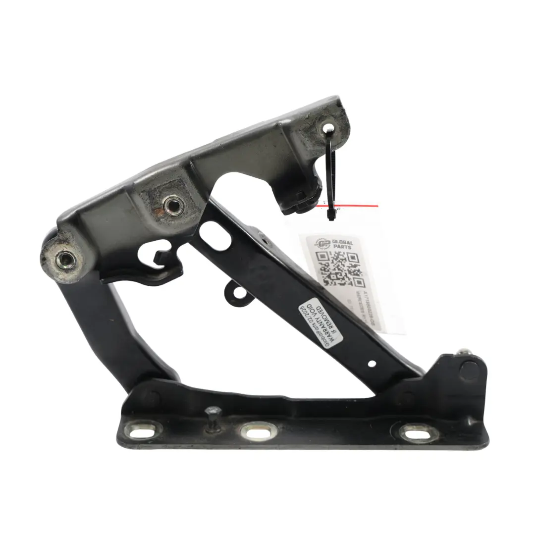 Mercedes R171 Motor Hauben Scharnier Rechts Obsidian Schwarz 197 - SKU A1718800228-OB - Teilenummer A1718800228