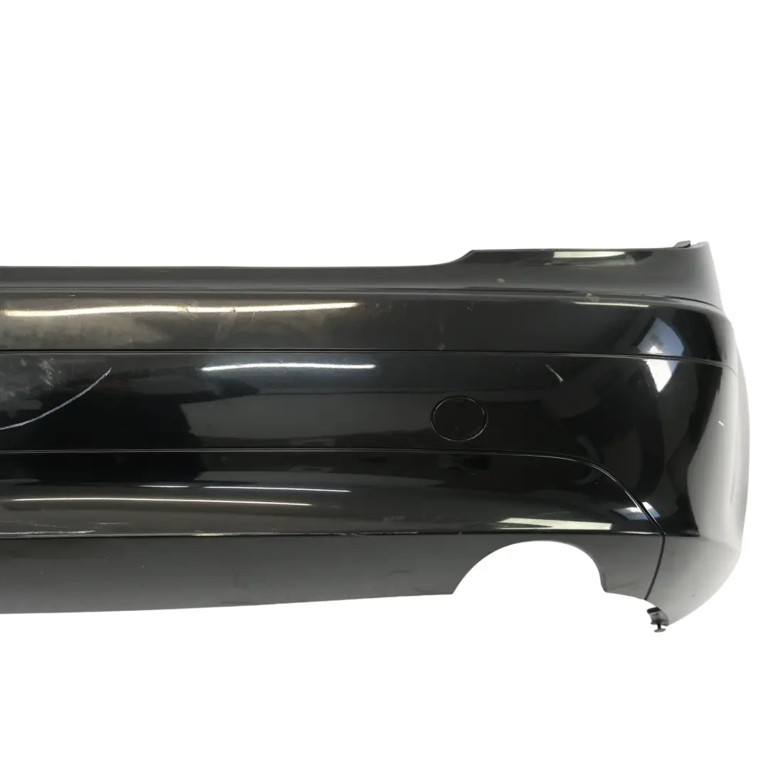 Bumper Trim Panel Covering Obsidian Black - 197 to Mercedes SLK R171 Rear with Part number A1718850125 Mercedes SLK R171 Rear Bumper Trim Panel Covering Obsidian Black - 197 - SKU A1718850125-OB - Part number A1718850125